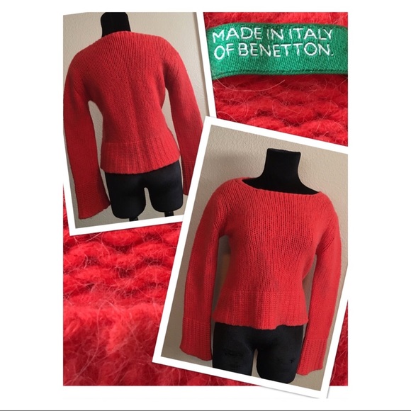 Benetton Cropped Sweater - Picture 2 of 5